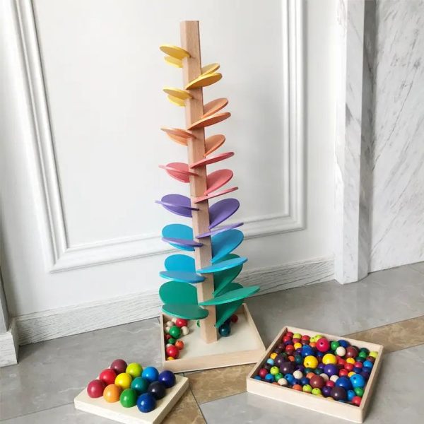 Educational Toys Sound Tree Fun Sensorial Wooden Rainbow Toy - Image 2