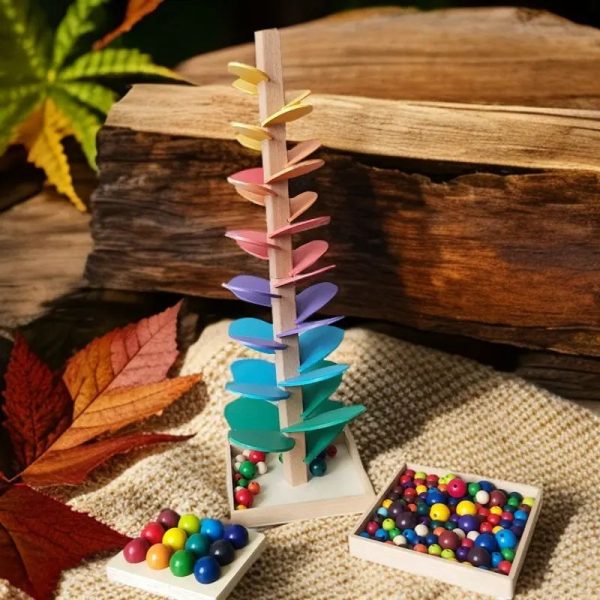 Educational Toys Sound Tree Fun Sensorial Wooden Rainbow Toy